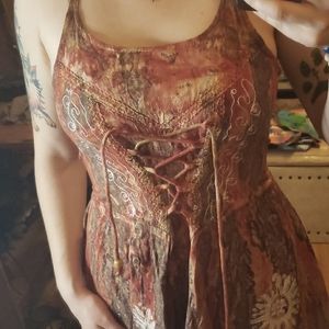 Beautiful Flowy Pixie Fairy Renaissance Dress